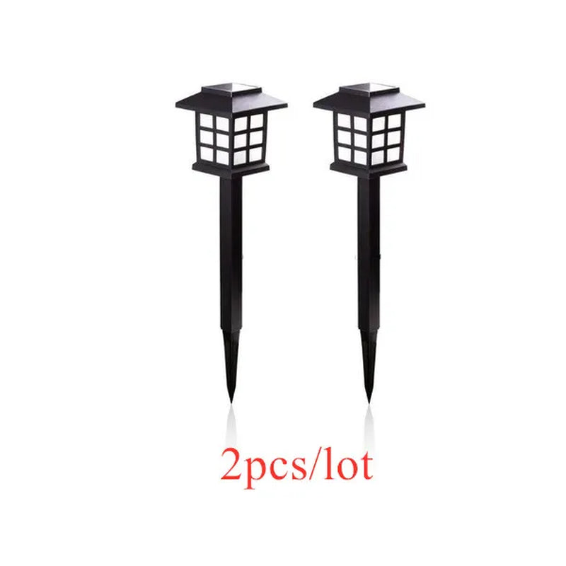 2/4/6/8Pcs Led Solar Pathway Lights Waterproof Outdoor Solar Lamp for Garden/Landscape/Yard/Patio/Driveway/Walkway Lighting