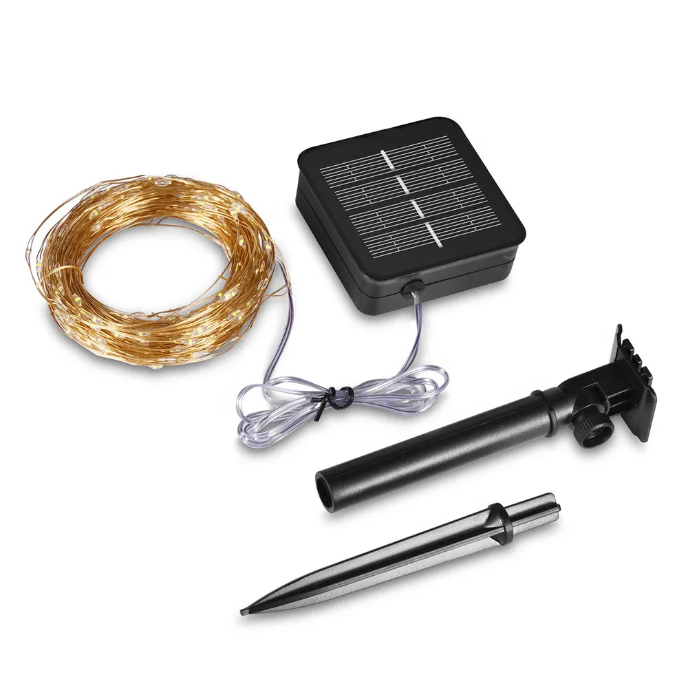 LED Outdoor Solar Lamps10M/20M/30M/50M Leds String Lights Fairy Holiday Christmas Party Garlands Solar Garden Waterproof Luz