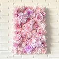40X60Cm Silk Rose Flower Champagne Artificial Flower for Wedding Decoration Flower Wall Panels Romantic Wedding Backdrop Decor