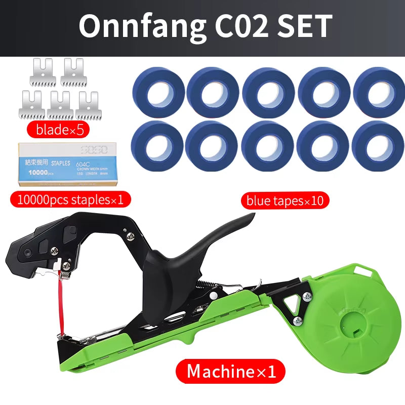 Garden Hand Tying Machine Plant Lightweight Garden Tools Plant Tape Tool for Vegetables Grapes Tomatoes Cucumbers Garden