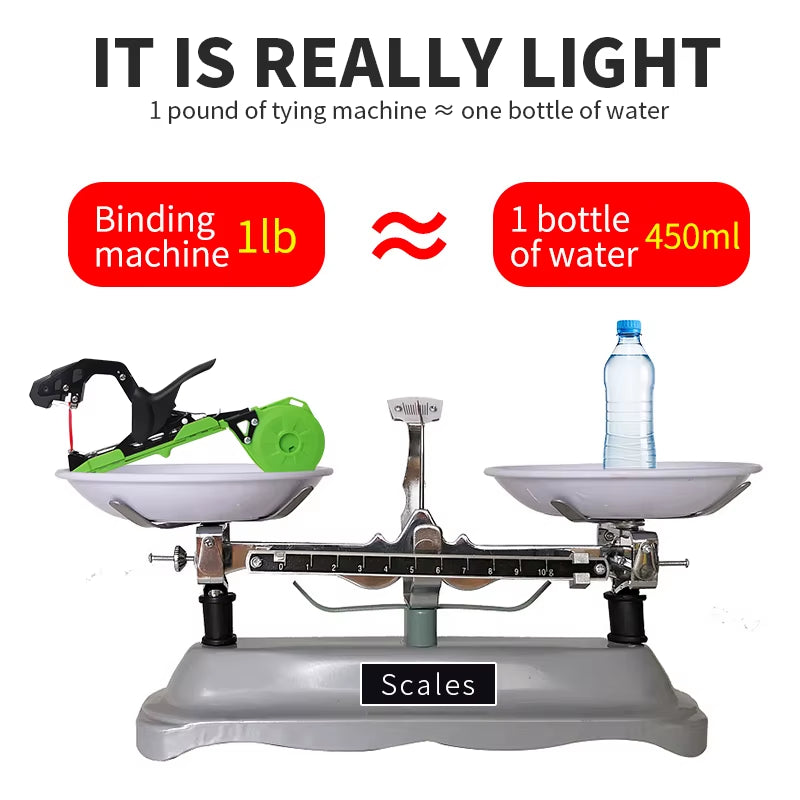 Garden Hand Tying Machine Plant Lightweight Garden Tools Plant Tape Tool for Vegetables Grapes Tomatoes Cucumbers Garden