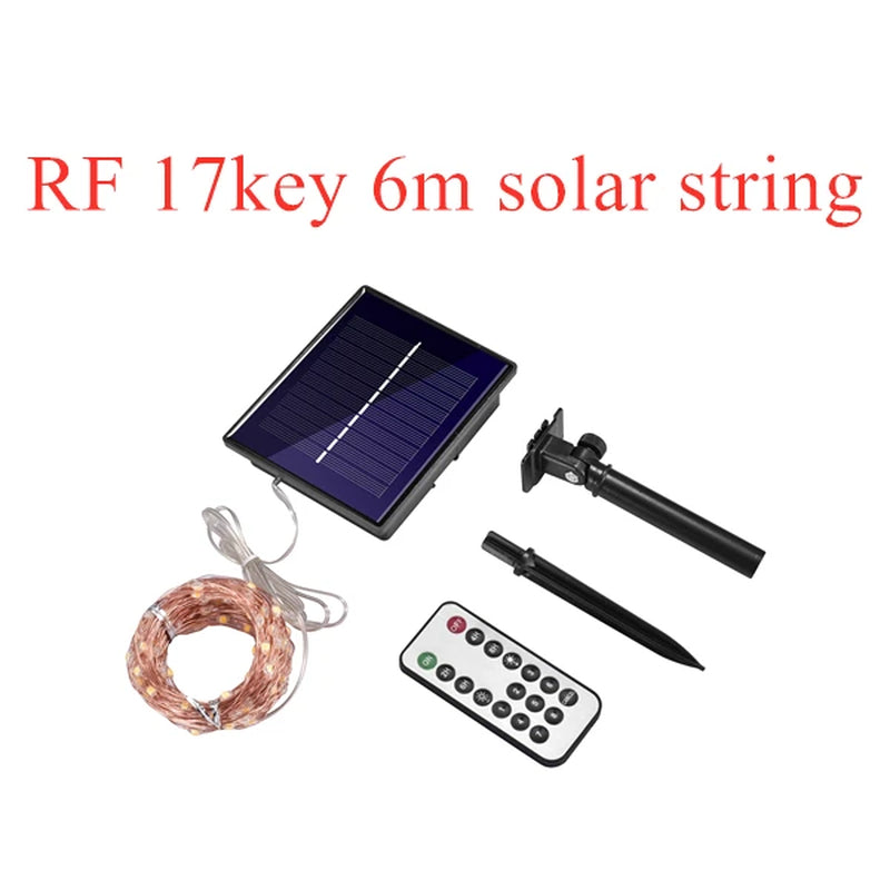 LED Outdoor Solar Lamps10M/20M/30M/50M Leds String Lights Fairy Holiday Christmas Party Garlands Solar Garden Waterproof Luz