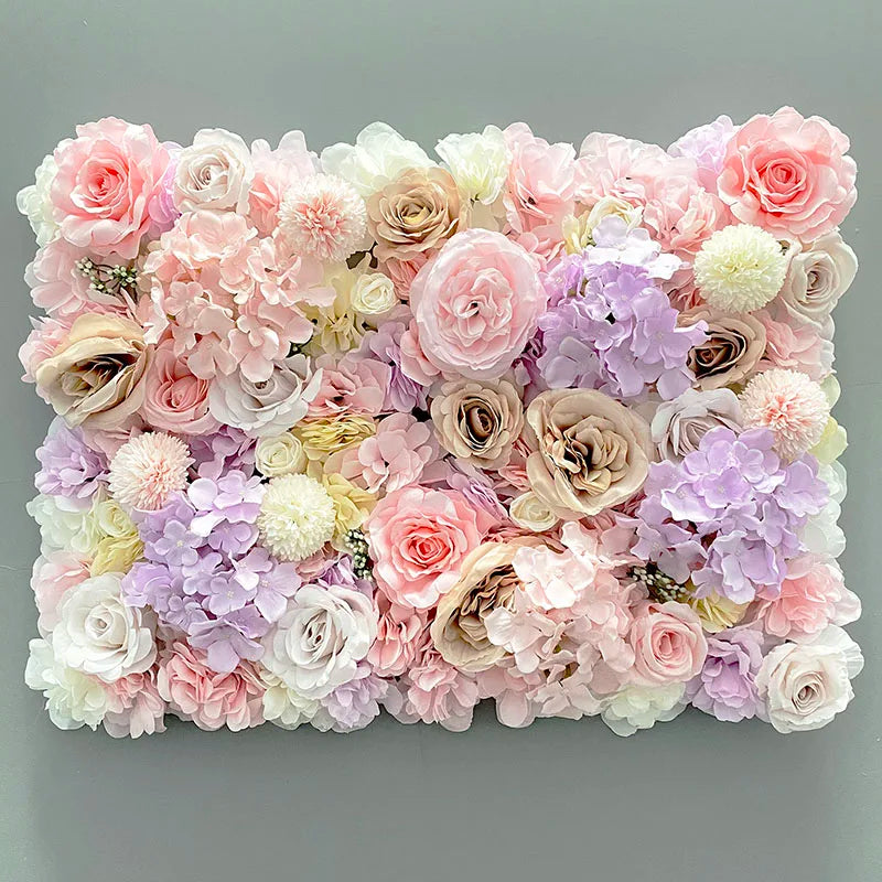 Wedding Decorative Flower Wall Silk Artificial Flowers Home Decoration Accessories Party Backdrop Photography Props Customized