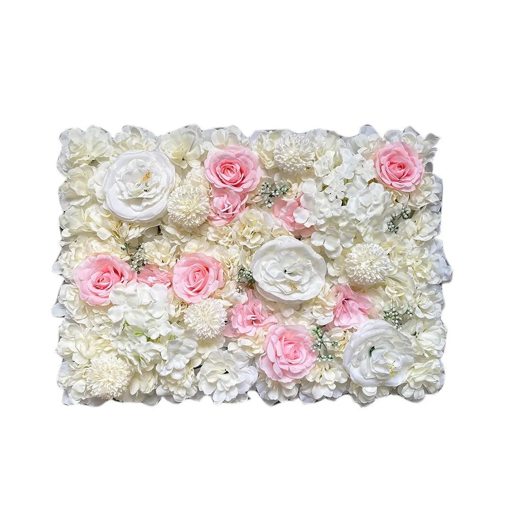 Wedding Decorative Flower Wall Silk Artificial Flowers Home Decoration Accessories Party Backdrop Photography Props Customized