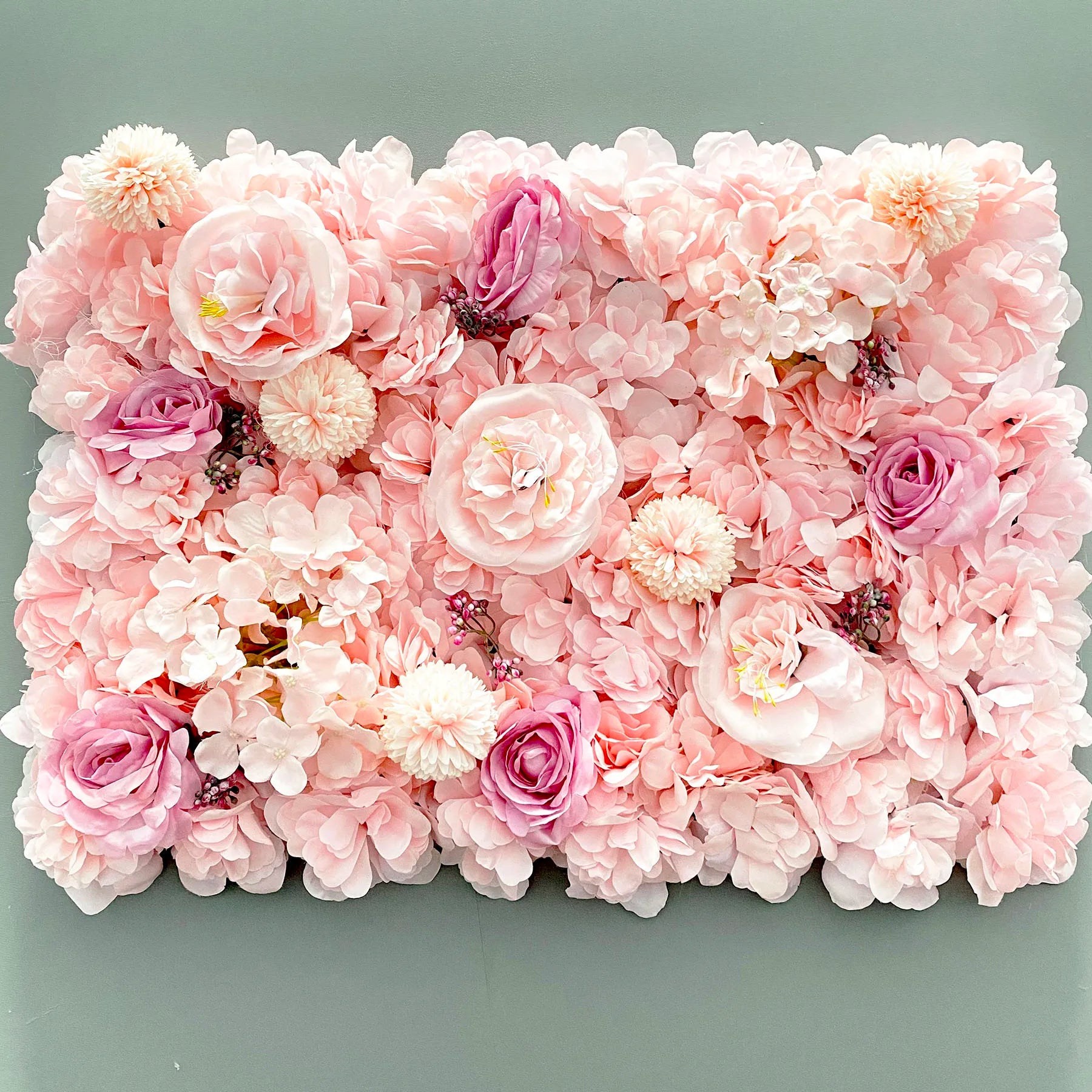 Silk Rose Backdrop Flowers Wall Wedding Decoration Customized Artificial Flower Wall Panel for Home Decor Backdrops Baby Shower