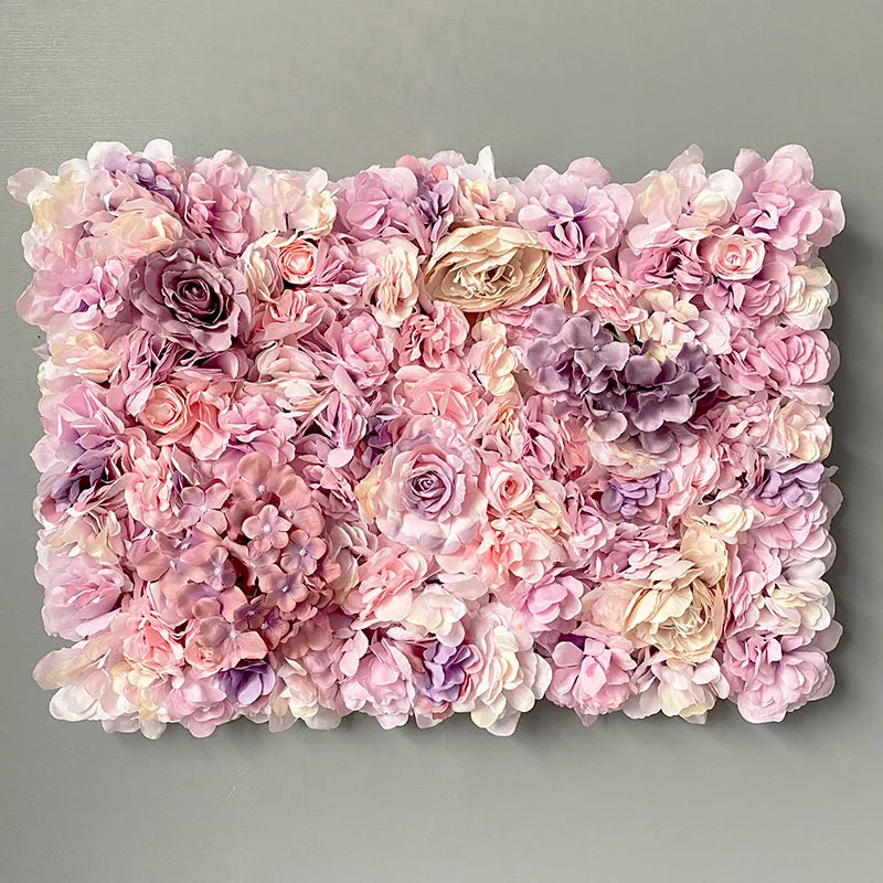 Silk Rose Backdrop Flowers Wall Wedding Decoration Customized Artificial Flower Wall Panel for Home Decor Backdrops Baby Shower