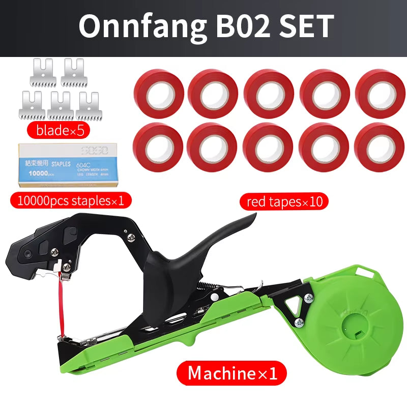 Garden Hand Tying Machine Plant Lightweight Garden Tools Plant Tape Tool for Vegetables Grapes Tomatoes Cucumbers Garden