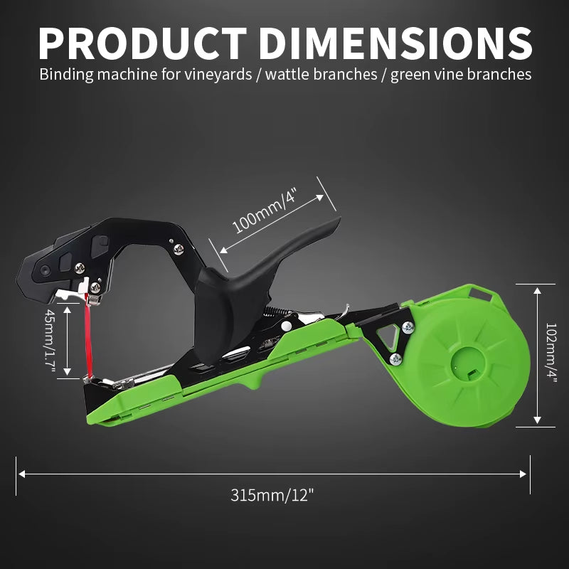 Garden Hand Tying Machine Plant Lightweight Garden Tools Plant Tape Tool for Vegetables Grapes Tomatoes Cucumbers Garden