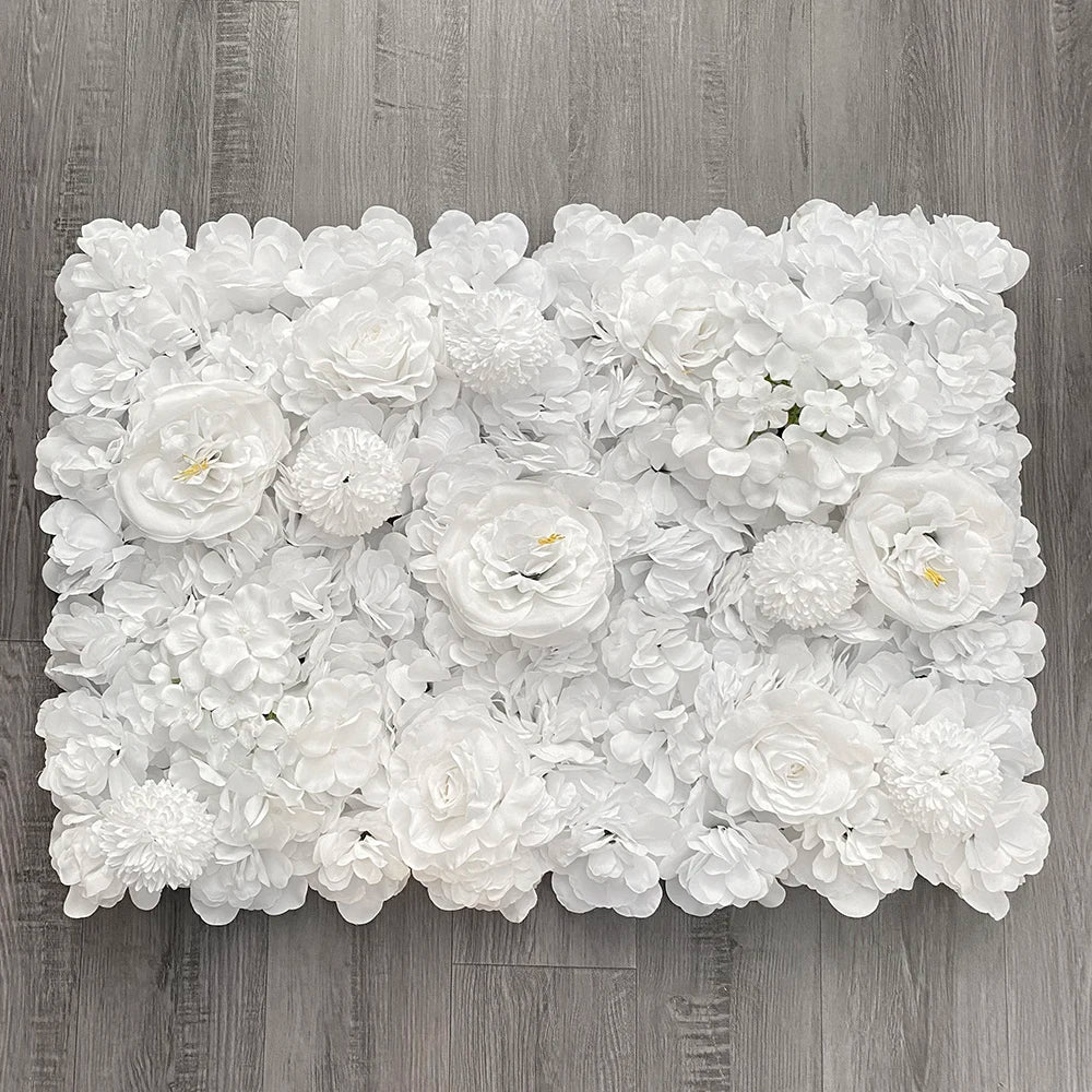 Silk Rose Backdrop Flowers Wall Wedding Decoration Customized Artificial Flower Wall Panel for Home Decor Backdrops Baby Shower