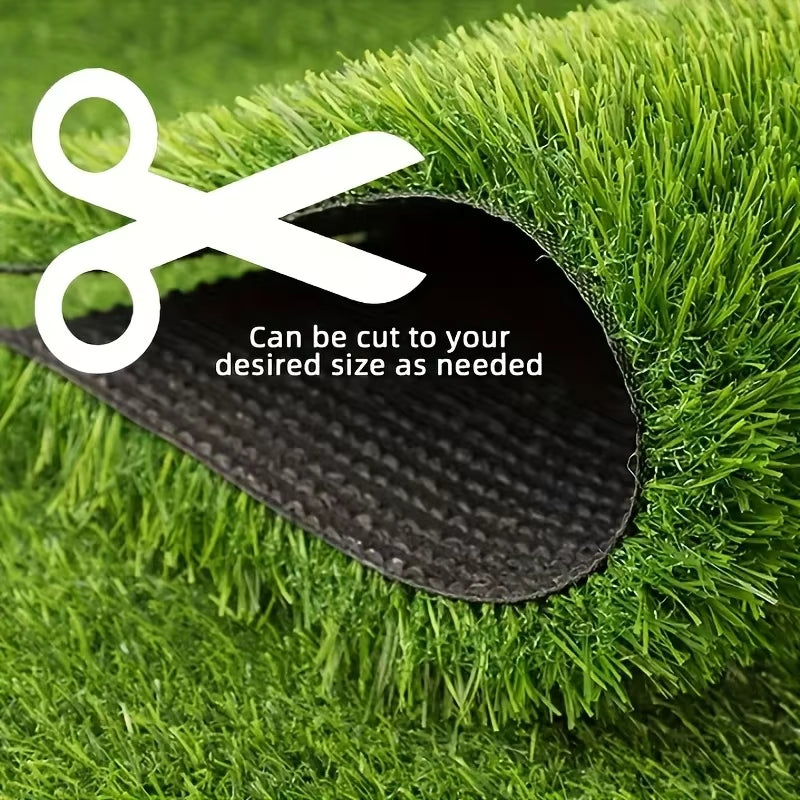 Aritificial Realistic Grass Pad, Simulation Pet Lawn Mats, Thick Synthetic Fake Mat for Outdoor Garden Patio Landscape Dog Pet S